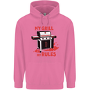 My Grill My Rules Funny BBQ Childrens Kids Hoodie Azalea