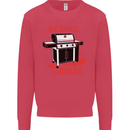My Grill My Rules Funny BBQ Kids Sweatshirt Jumper Heliconia
