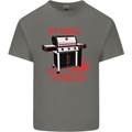 My Grill My Rules Funny BBQ Kids T-Shirt Childrens Charcoal