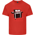 My Grill My Rules Funny BBQ Kids T-Shirt Childrens Red