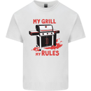 My Grill My Rules Funny BBQ Kids T-Shirt Childrens White