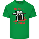 My Grill My Rules Funny BBQ Mens Cotton T-Shirt Tee Top Irish Green