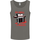 My Grill My Rules Funny BBQ Mens Vest Tank Top Charcoal