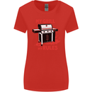 My Grill My Rules Funny BBQ Womens Wider Cut T-Shirt Red