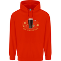 My Guiness Universe Childrens Kids Hoodie Bright Red
