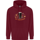 My Guiness Universe Childrens Kids Hoodie Maroon