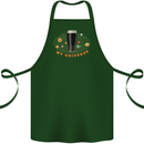 My Guiness Universe Cotton Apron 100% Organic Forest Green