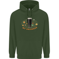 My Guiness Universe Mens 80% Cotton Hoodie Forest Green