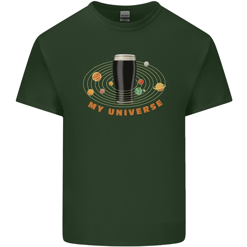 My Guiness Universe Mens Cotton T-Shirt Tee Top Forest Green