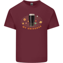 My Guiness Universe Mens Cotton T-Shirt Tee Top Maroon