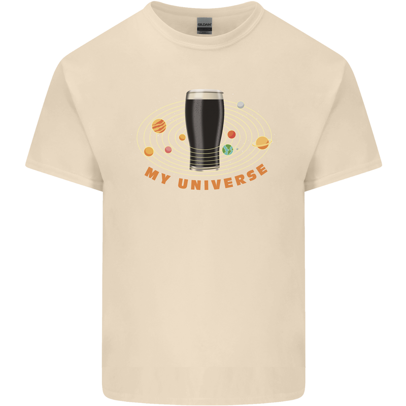 My Guiness Universe Mens Cotton T-Shirt Tee Top Natural
