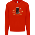 My Guiness Universe Mens Sweatshirt Jumper Bright Red