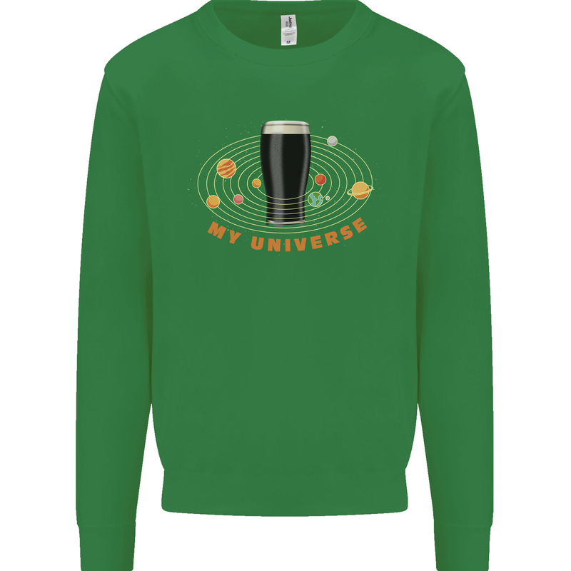 My Guiness Universe Mens Sweatshirt Jumper Irish Green