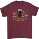 My Guiness Universe Mens T-Shirt 100% Cotton Maroon