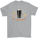 My Guiness Universe Mens T-Shirt 100% Cotton Sports Grey