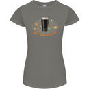 My Guiness Universe Womens Petite Cut T-Shirt Charcoal