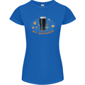 My Guiness Universe Womens Petite Cut T-Shirt Royal Blue