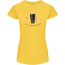 My Guiness Universe Womens Petite Cut T-Shirt Yellow