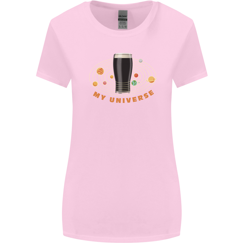 My Guiness Universe Womens Wider Cut T-Shirt Light Pink
