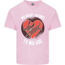 My Heart Belongs to my Dog Funny Kids T-Shirt Childrens Light Pink