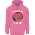 My Heart Belongs to my Dog Funny Mens 80% Cotton Hoodie Azelea