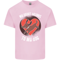 My Heart Belongs to my Dog Funny Mens Cotton T-Shirt Tee Top Light Pink