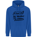 My Mother is Older 30th 40th 50th Birthday Childrens Kids Hoodie Royal Blue