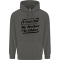 My Mother is Older 30th 40th 50th Birthday Childrens Kids Hoodie Storm Grey