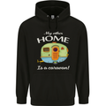 My Other Home Is a Caravan Caravanning Childrens Kids Hoodie Black