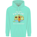 My Other Home Is a Caravan Caravanning Childrens Kids Hoodie Peppermint