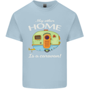 My Other Home Is a Caravan Caravanning Kids T-Shirt Childrens Light Blue