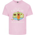 My Other Home Is a Caravan Caravanning Kids T-Shirt Childrens Light Pink