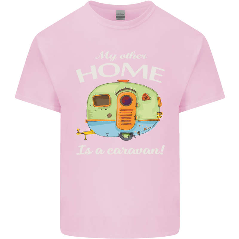 My Other Home Is a Caravan Caravanning Kids T-Shirt Childrens Light Pink