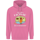 My Other Home Is a Caravan Caravanning Mens 80% Cotton Hoodie Azelea