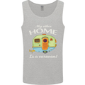 My Other Home Is a Caravan Caravanning Mens Vest Tank Top Sports Grey