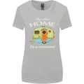 My Other Home Is a Caravan Caravanning Womens Wider Cut T-Shirt Sports Grey