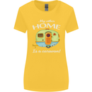My Other Home Is a Caravan Caravanning Womens Wider Cut T-Shirt Yellow