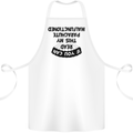 My Parachute Malfunctioned Skydiving Para Cotton Apron 100% Organic White