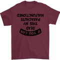 My Parachute Malfunctioned Skydiving Para Mens T-Shirt Cotton Gildan Maroon