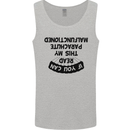 My Parachute Malfunctioned Skydiving Para Mens Vest Tank Top Sports Grey