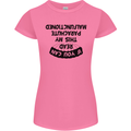 My Parachute Malfunctioned Skydiving Para Womens Petite Cut T-Shirt Azalea