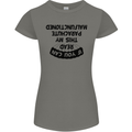 My Parachute Malfunctioned Skydiving Para Womens Petite Cut T-Shirt Charcoal