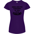 My Parachute Malfunctioned Skydiving Para Womens Petite Cut T-Shirt Purple