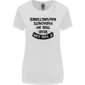 My Parachute Malfunctioned Skydiving Para Womens Wider Cut T-Shirt White