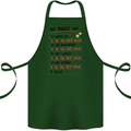 My Perfect Day Be The Best Mom Mother's Day Cotton Apron 100% Organic Forest Green