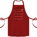 My Perfect Day Be The Best Mom Mother's Day Cotton Apron 100% Organic Maroon