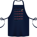 My Perfect Day Be The Best Mom Mother's Day Cotton Apron 100% Organic Navy Blue