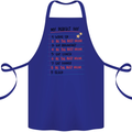 My Perfect Day Be The Best Mom Mother's Day Cotton Apron 100% Organic Royal Blue