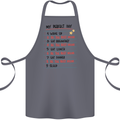 My Perfect Day Be The Best Mom Mother's Day Cotton Apron 100% Organic Steel