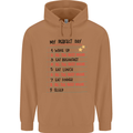 My Perfect Day Be The Best Mom Mother's Day Mens 80% Cotton Hoodie Caramel Latte